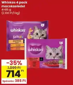 Spar whiskas macskaeledel ajánlat