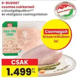 Spar S-budget csontos csirkemell ajánlat
