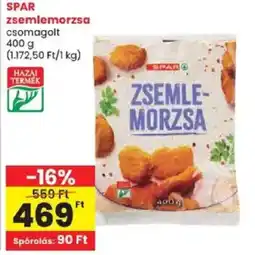 Spar Spar zsemlemorzsa ajánlat