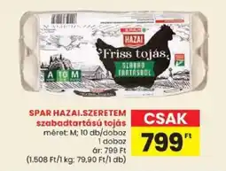 Spar SPAR hazai.szeretem szabadtartású tojás ajánlat