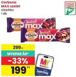 Spar Cerbona müzli max ajánlat