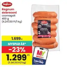 Spar Regnum debreceni ajánlat