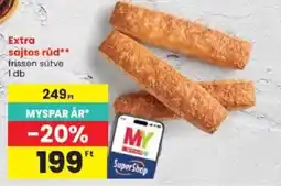 Spar Extra sajtos rúd ajánlat