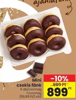 Spar Mini csokis fánk ajánlat
