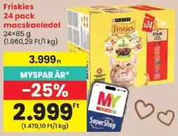 Spar friskies macskaeledel ajánlat