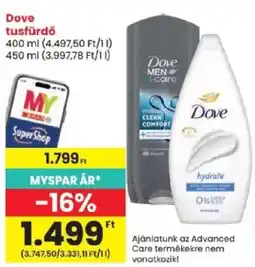 Spar Dove tusfürdő ajánlat