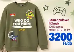 Pepco Gamer pulóver ajánlat