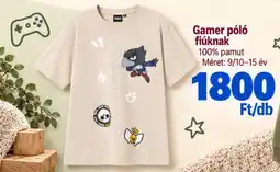 Pepco Gamer póló ajánlat