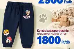 Pepco Paw Patrol babasportnadrág ajánlat