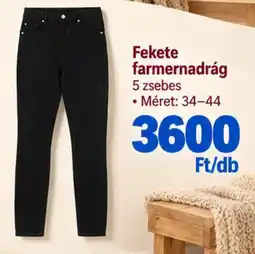 Pepco Fekete farmernadrág ajánlat