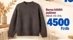 Pepco Barna kötött pulóver ajánlat
