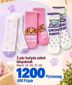 Pepco Paw Patrol kutyás zokni ajánlat
