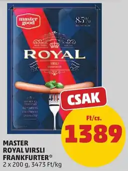 PENNY Master royal virsli frankfurter ajánlat
