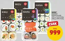 PENNY Sushi többféle hűtött termék ajánlat