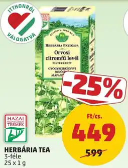 PENNY Herbária tea ajánlat