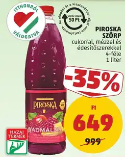 PENNY Piroksa szörp ajánlat