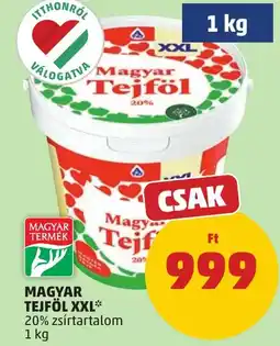 PENNY Magyar Tejföl XXL ajánlat