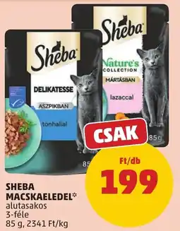 PENNY Sheba macskaeledel alutasakos ajánlat