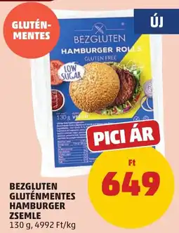 PENNY Bezgluten hamburger zsemle ajánlat