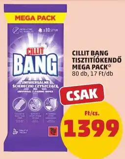 PENNY Cillit bang tisztítókendő mega pack ajánlat