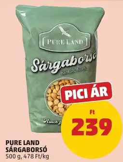 PENNY Pure Land Sárgaborssó ajánlat