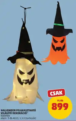 PENNY Halloween felakasztható világító dekoráció ajánlat
