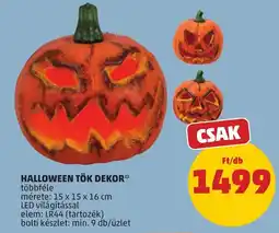 PENNY Halloween tők dekor ajánlat