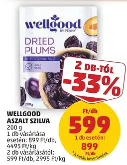 PENNY Wellgood aszalt szilva ajánlat