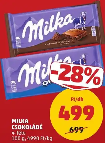 Milka csokoládé