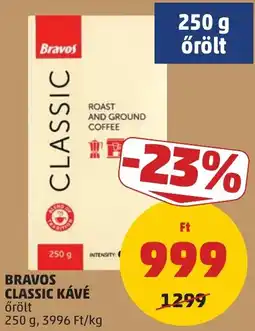 PENNY Bravos classic kávé ajánlat