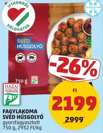 Fagylakoma svéd húsgolyó