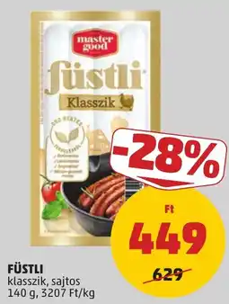 PENNY Füstli klasszik sajtos ajánlat