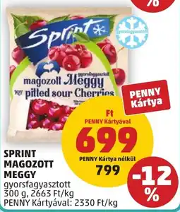 PENNY Sprint magozott meggy ajánlat