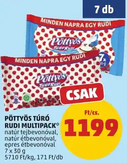 PENNY Pöttvös túró rudi multipack ajánlat