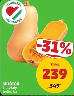 PENNY Sütőtök ajánlat