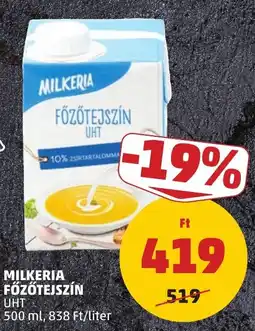 PENNY Milkeria főzötejszín ajánlat