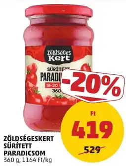 PENNY Zöldségeskert sűrített paradicsom ajánlat