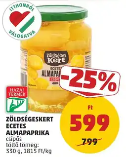 PENNY Zöldségeskert ecetes almapaprika ajánlat