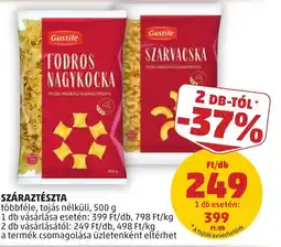 PENNY Gustile száraztészta ajánlat