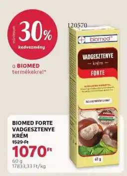Rossmann BIOMED FORTE VADGESZTENYE KRÉM ajánlat
