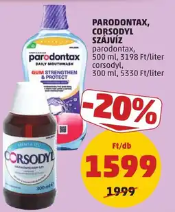 PENNY corsodyl szájvíz ajánlat