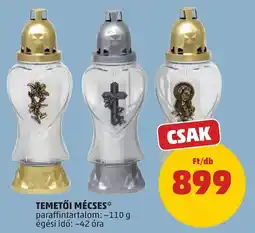 PENNY temetői mécses ajánlat