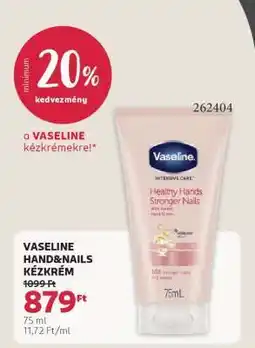 Rossmann VASELINE HAND&NAILS KÉZKRÉM ajánlat