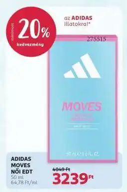 Rossmann ADIDAS MOVES NŐI EDT ajánlat