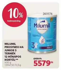 Rossmann MILUMIL PROSYNEO HA JUNIOR 3 TERMÉK 12 HÓNAPOS KORTÓL ajánlat