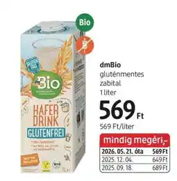 DM dmBio ajánlat