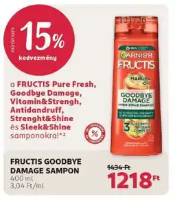 Rossmann Fructis Goodbye Damage sampon ajánlat