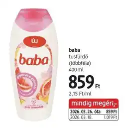 DM Baba ajánlat