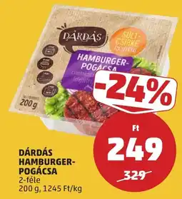 PENNY Dárdás hamburger-pogácsa ajánlat
