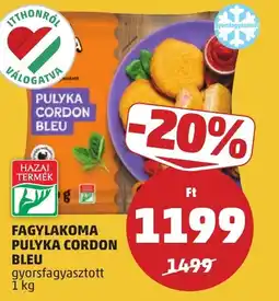 PENNY Fagylakoma pulyka cordon bleu ajánlat